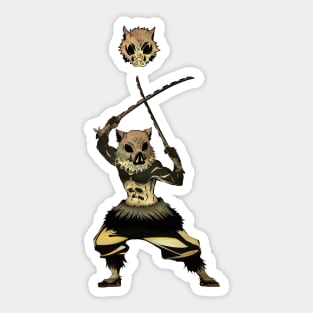 Inosuke Hashibira - Demon Slayer Sticker